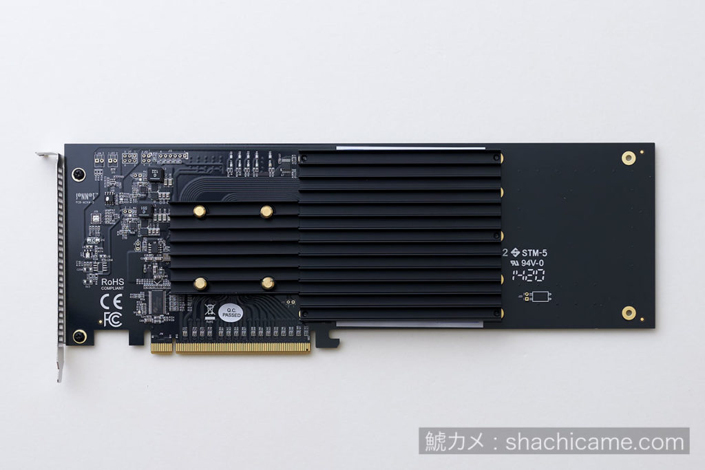 PCIe SSD RAID 03 Sonnet M.2 4x4 PCIe Card (Silent) [FUS-SSD-4X4-E3S]