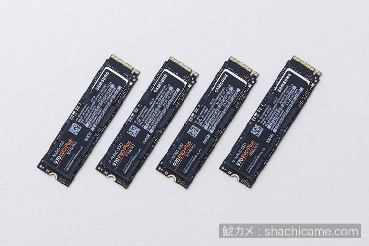 PCIe SSD RAID 04 970 SAMSUNG EVO Plus MZ-V7S500B/IT
