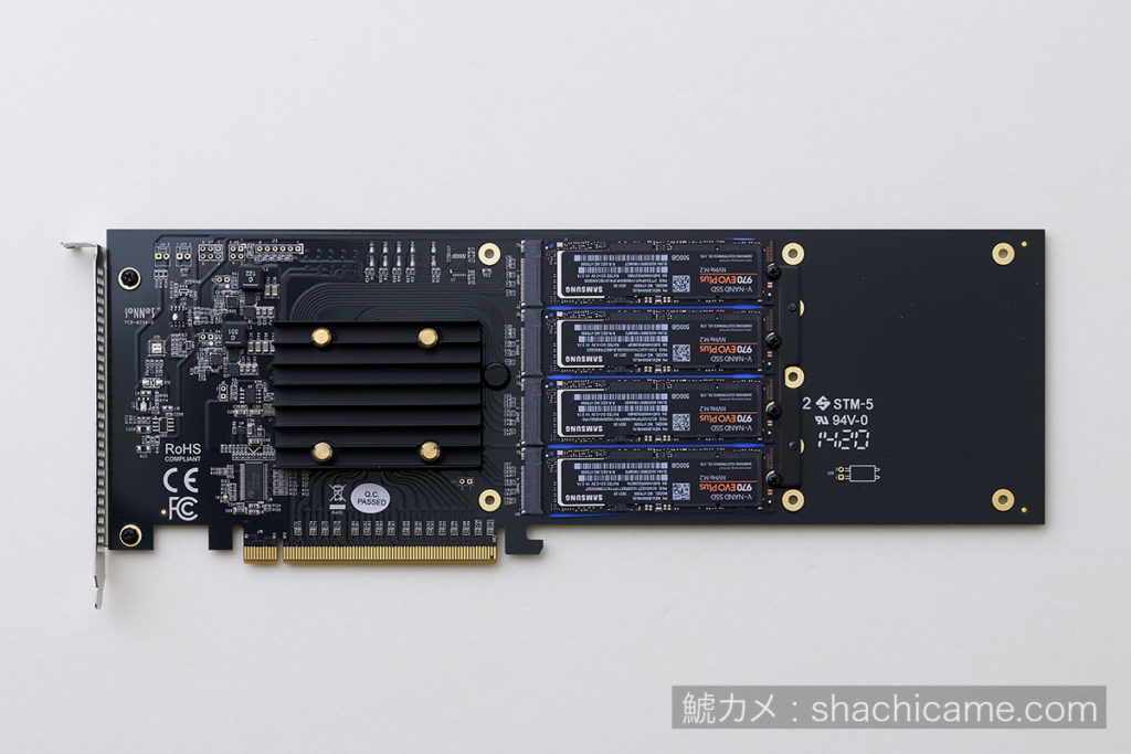 PCIe SSD RAID 05 SSD装着